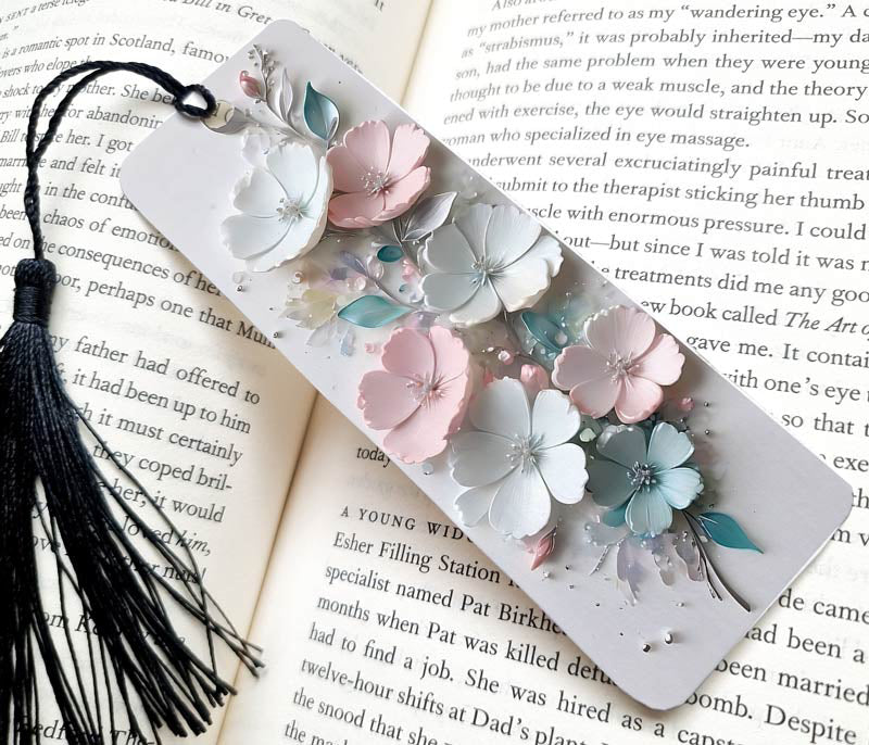 Floral Bookmarks in 43 Stunning Colours – Perfect Gift for Book Lovers