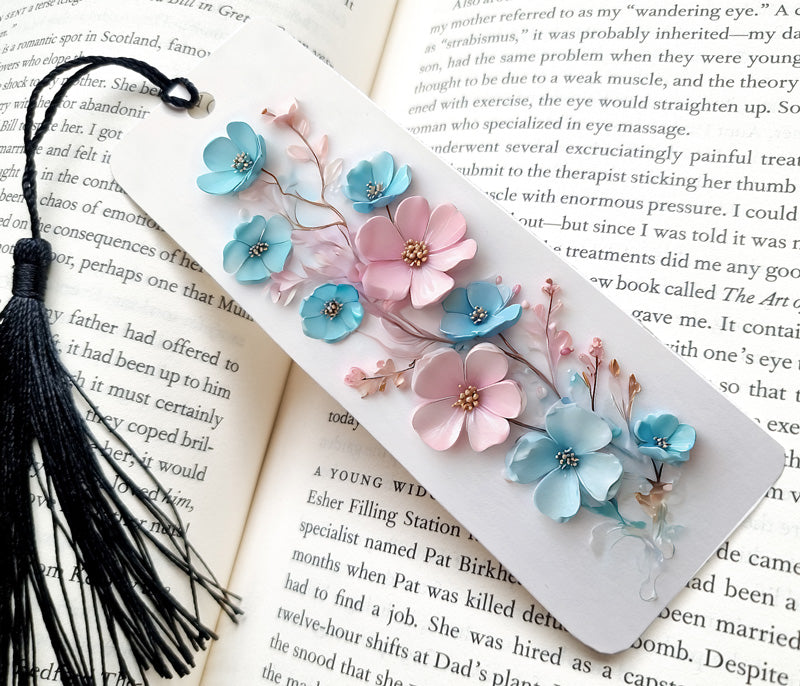 Floral Bookmarks in 43 Stunning Colours – Perfect Gift for Book Lovers