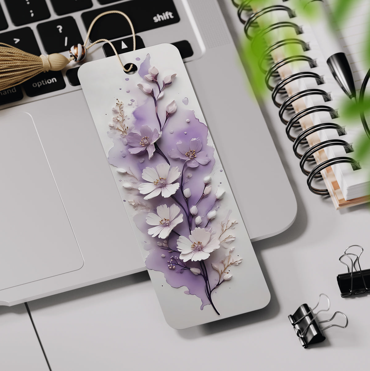 Floral Bookmarks in 43 Stunning Colours – Perfect Gift for Book Lovers