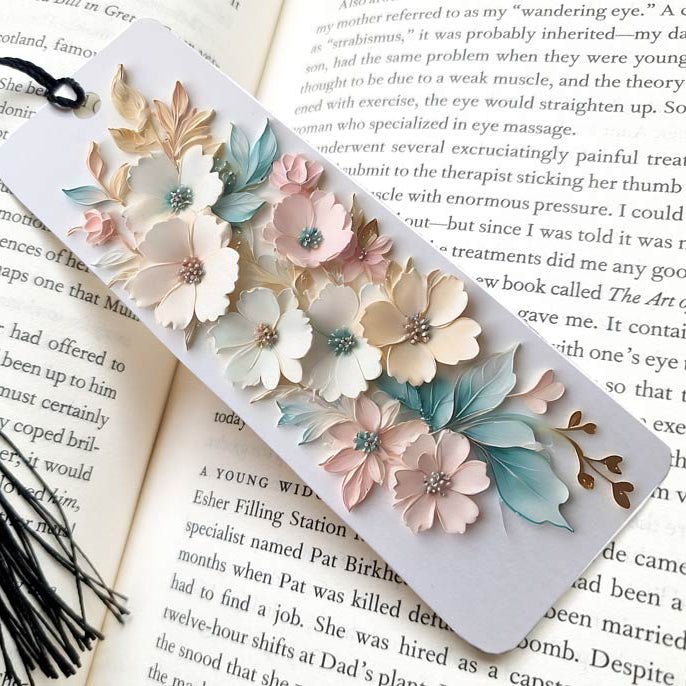 Floral Bookmarks in 43 Stunning Colours – Perfect Gift for Book Lovers