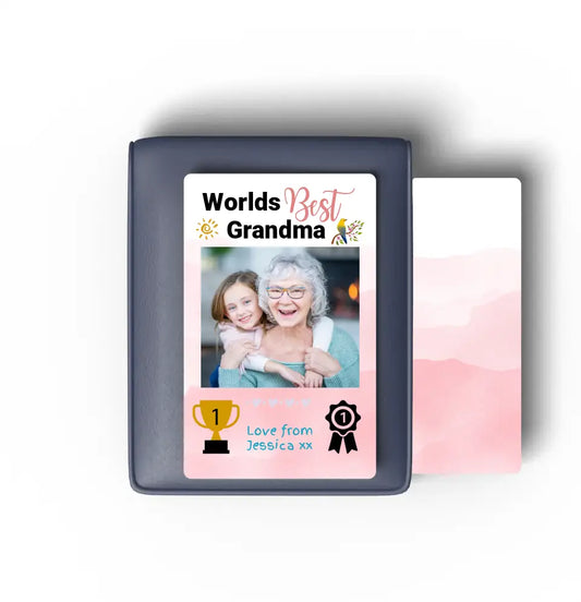 Worlds BEST Grandma (Custom) Wallet-Sized Card