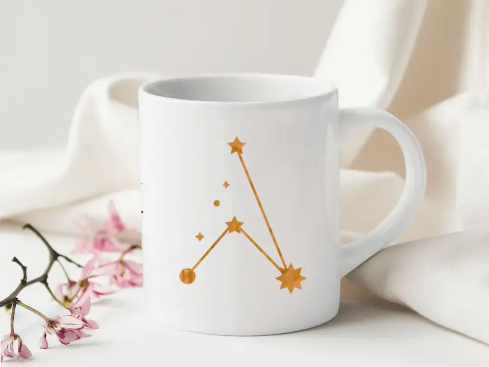 Birth Sign and Celestial Initial Mug