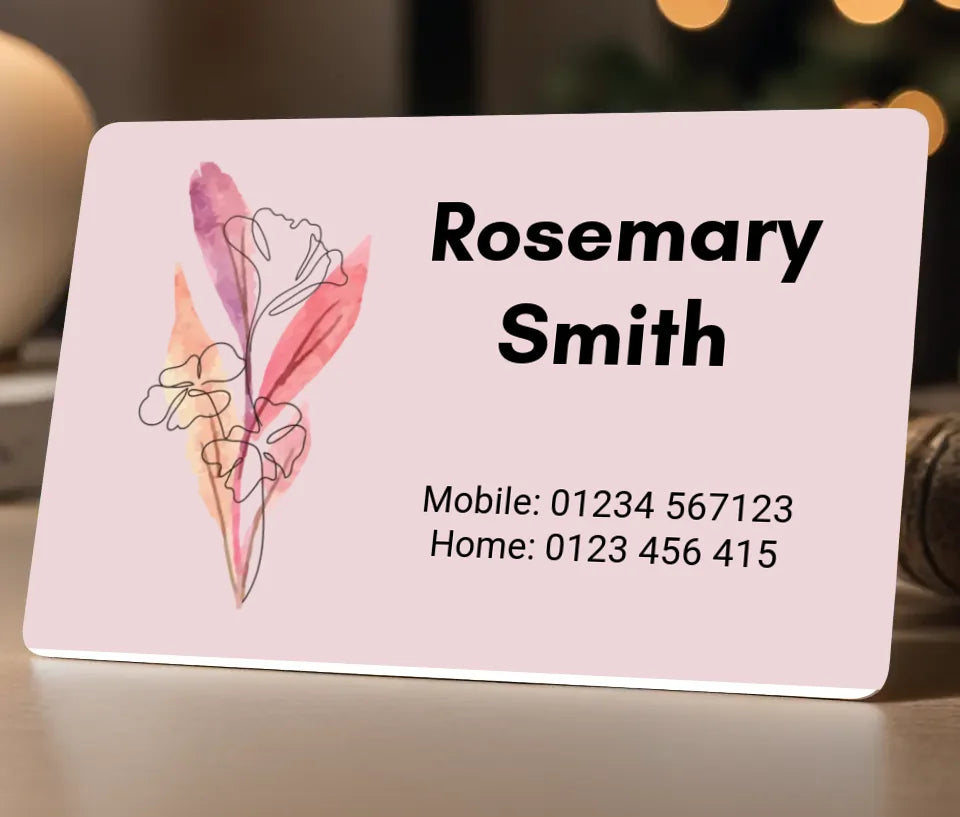 Stay Safe and Connected: Personalised Metal Wallet Cards for Emergencies