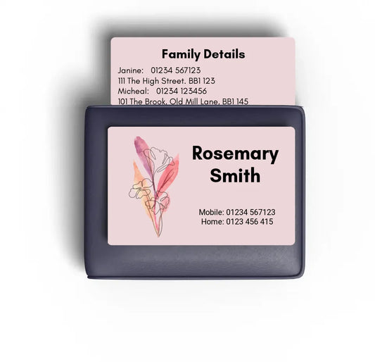 Stay Safe and Connected: Personalised Metal Wallet Cards for Emergencies