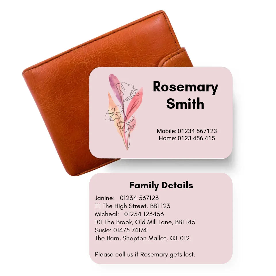 Stay Safe and Connected: Personalised Metal Wallet Cards for Emergencies