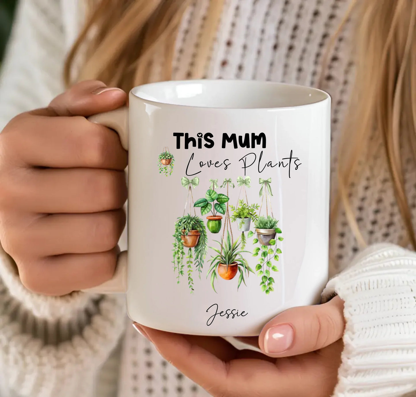 This Mum Loves Plants Custom Mug