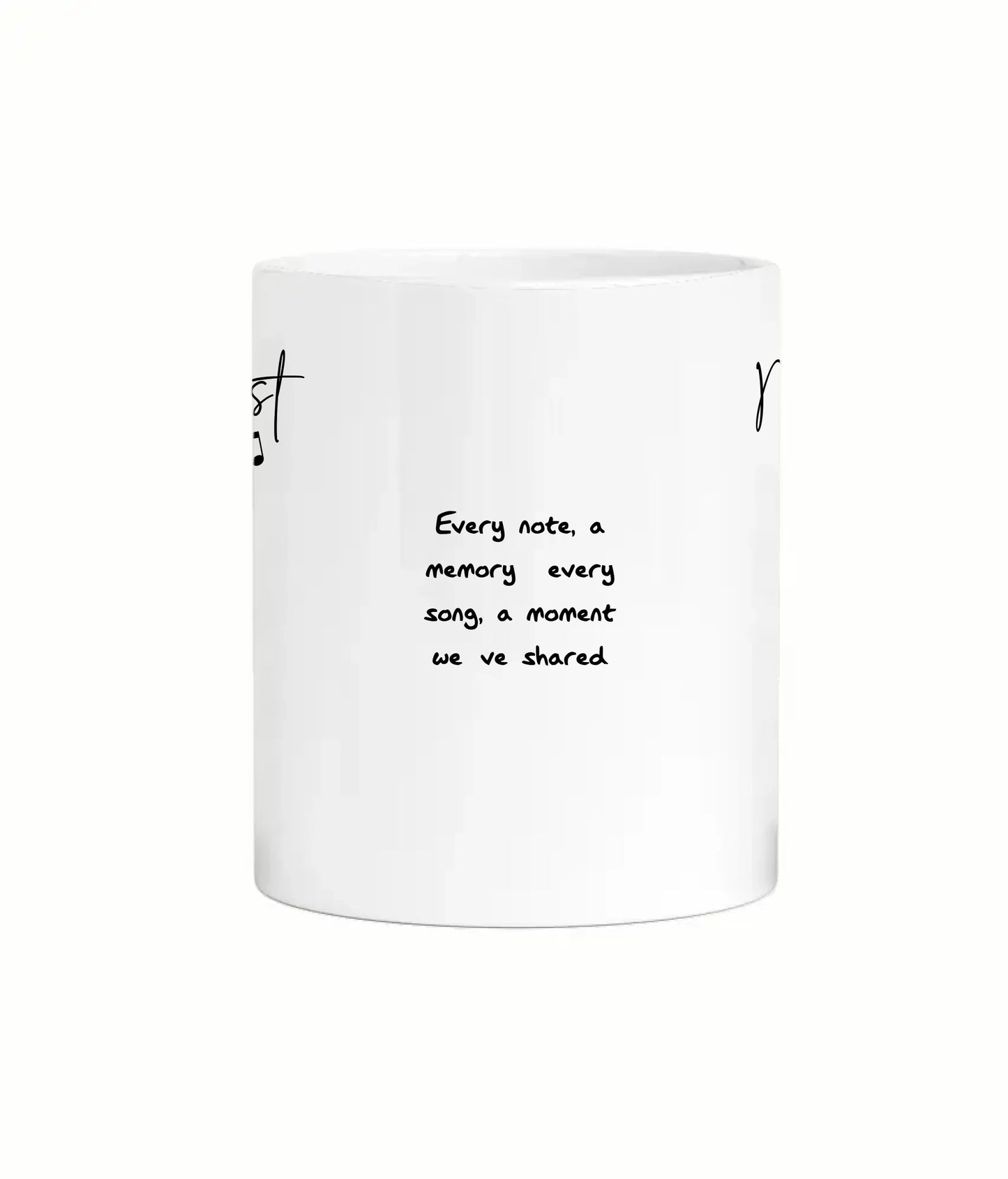 Mum Dad Music Song Playlist Mug - Family Love Gift