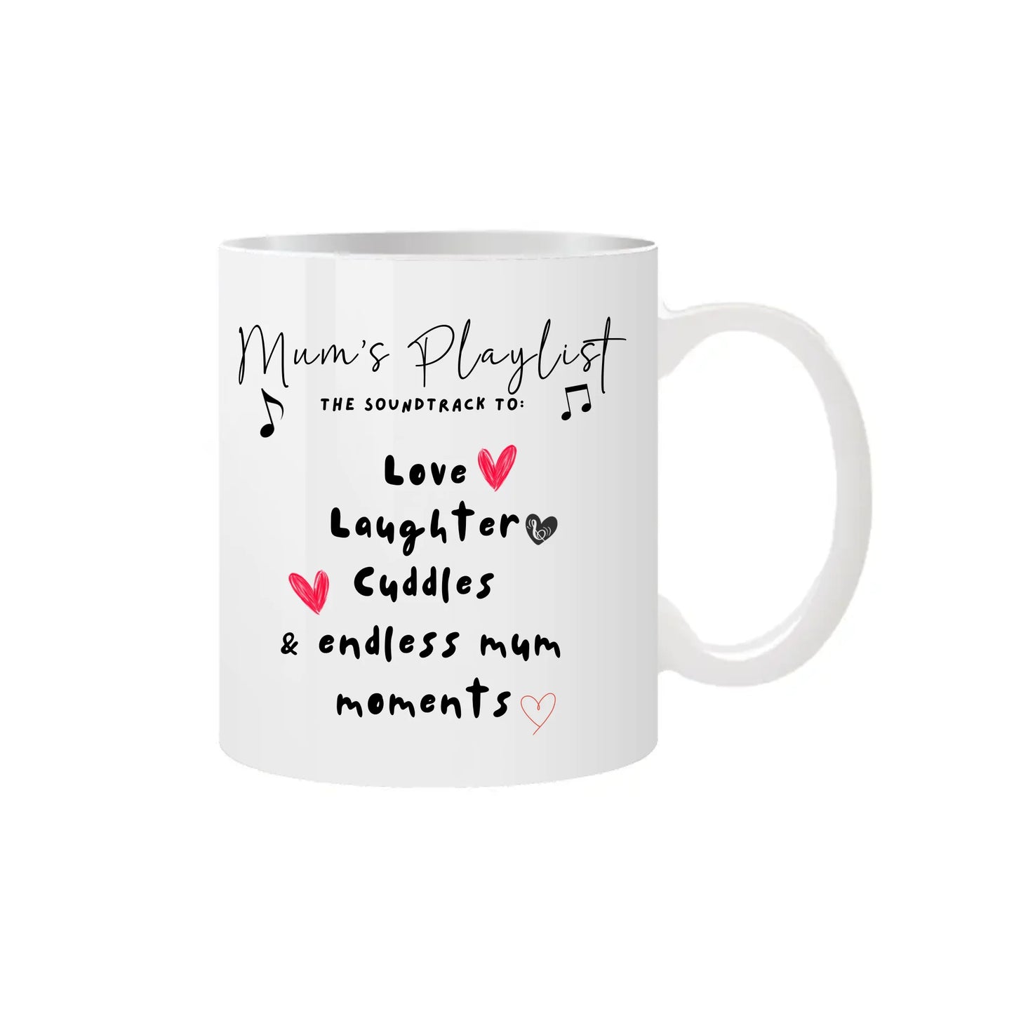 Mum Dad Music Song Playlist Mug - Family Love Gift