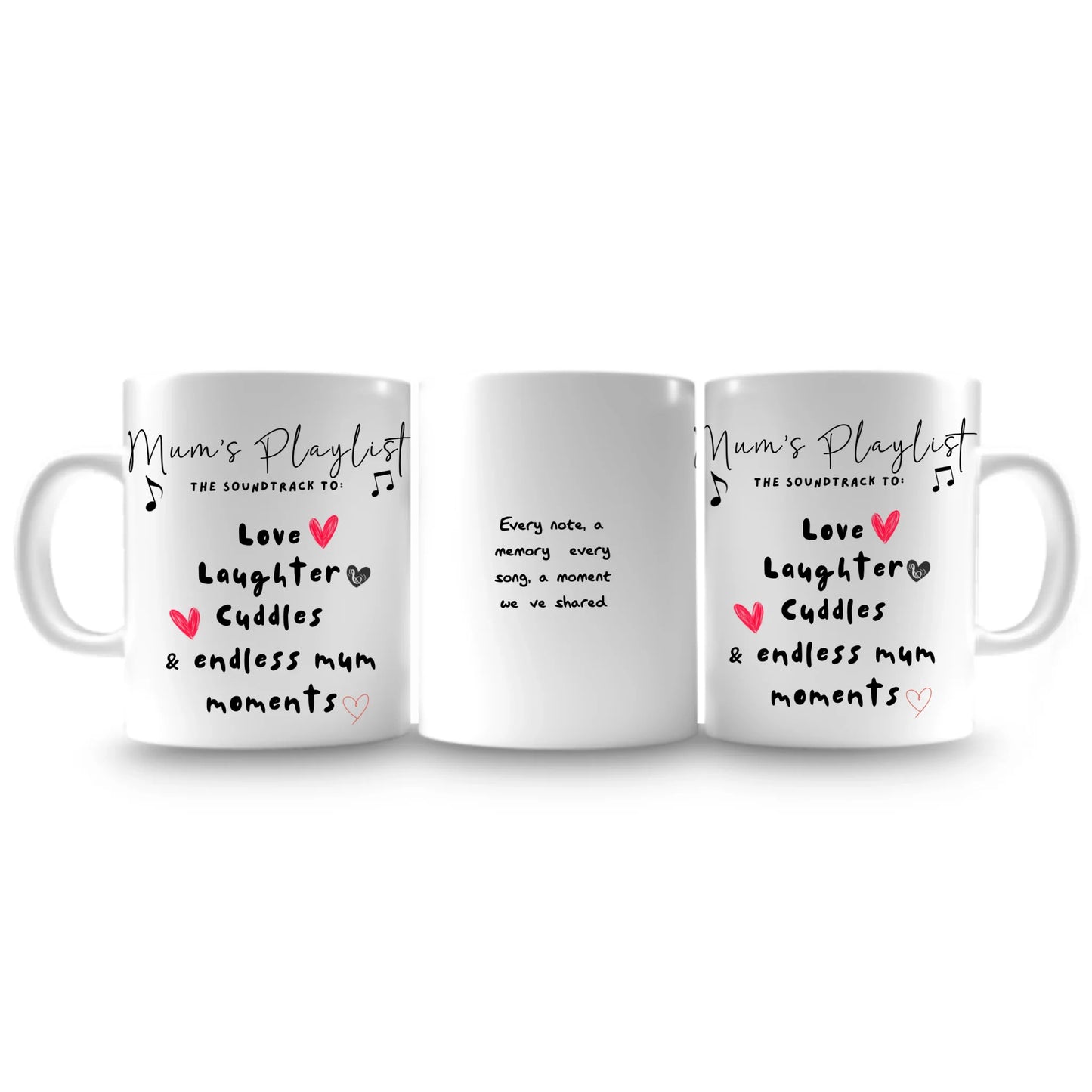 Mum Dad Music Song Playlist Mug - Family Love Gift