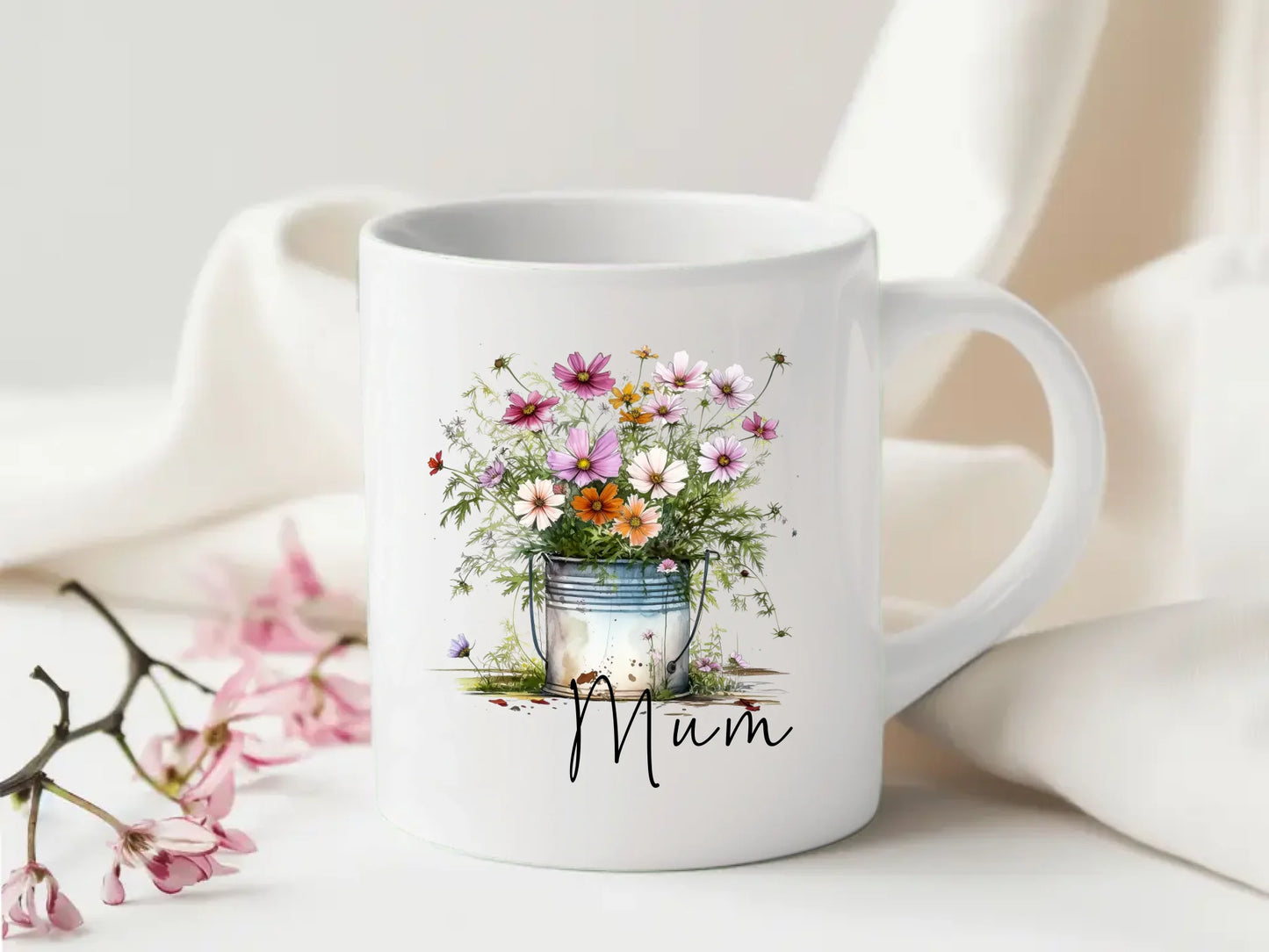 Wildflowers Floral Name Mum Mug