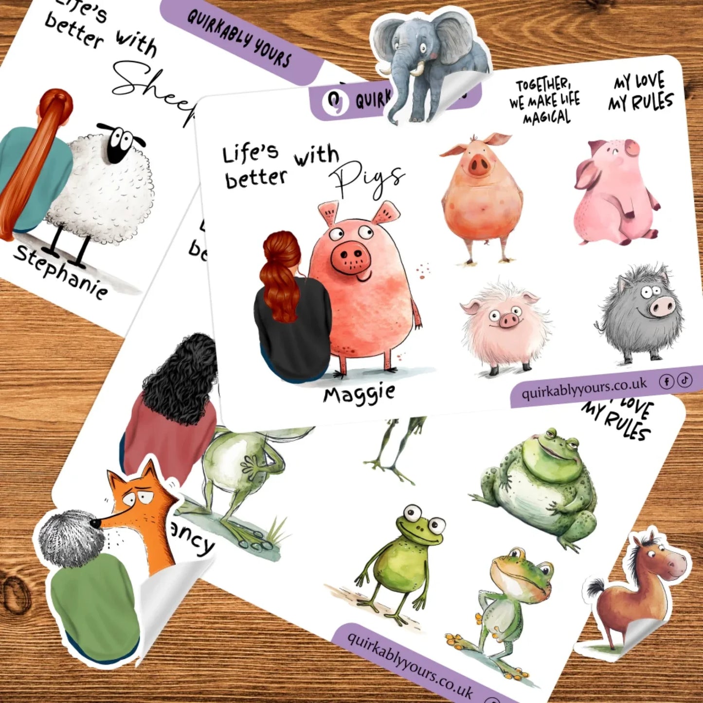 sticker sheets