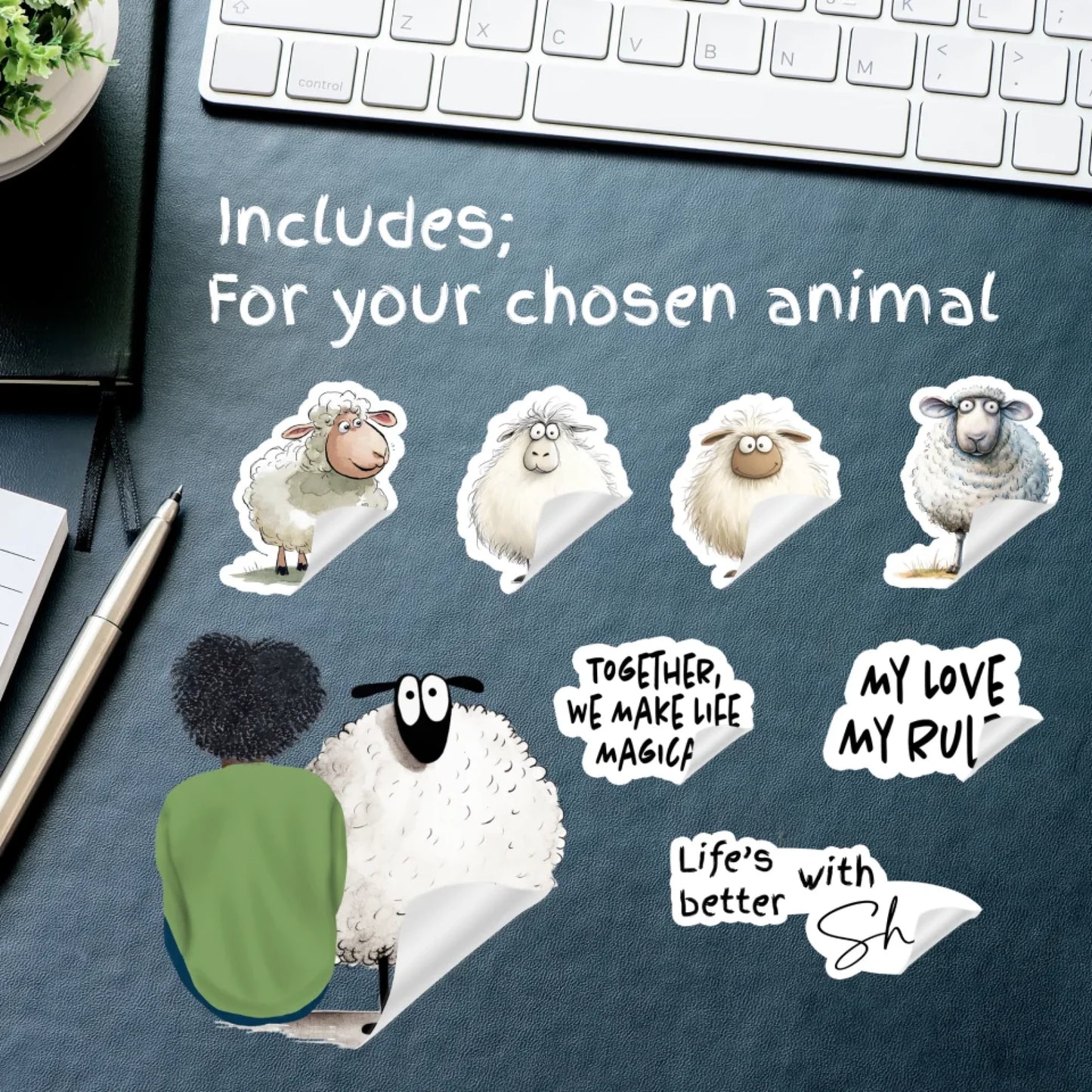Chosen animal stickers