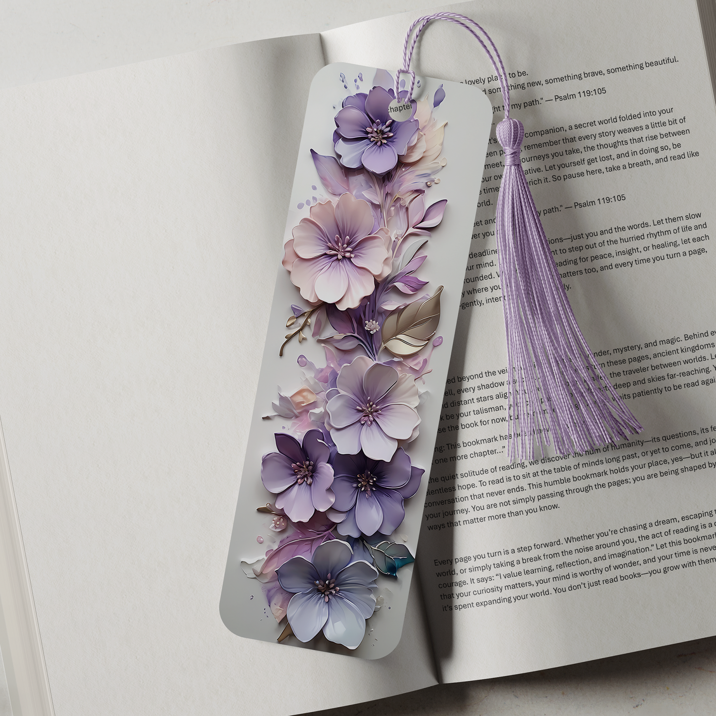 Floral Bookmarks in 43 Stunning Colours – Perfect Gift for Book Lovers