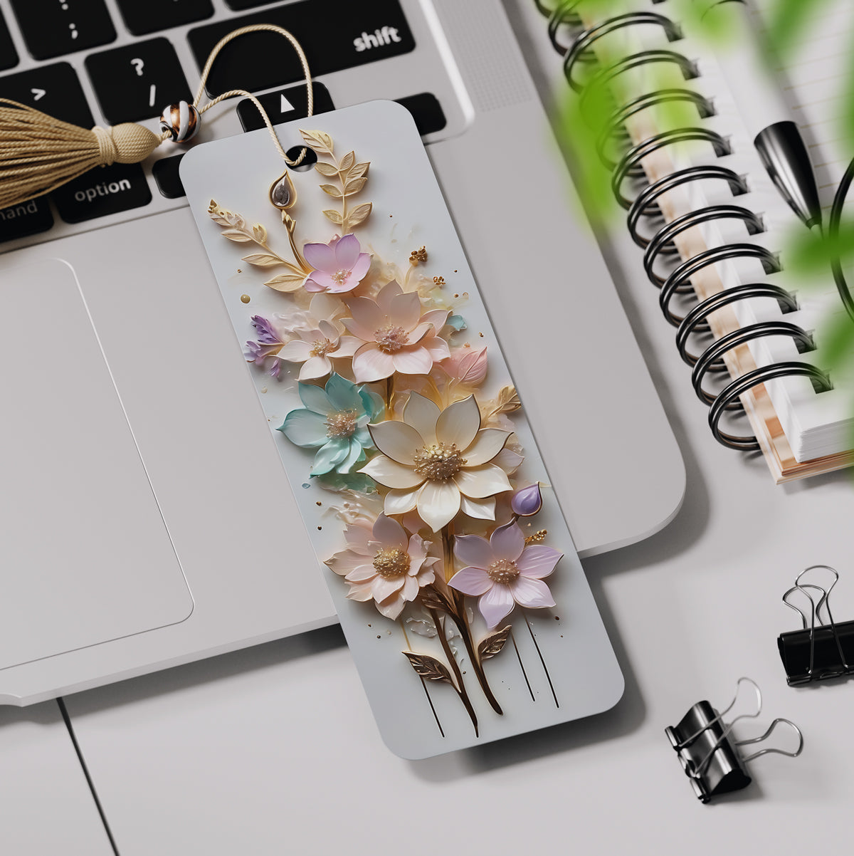 Floral Bookmarks in 43 Stunning Colours – Perfect Gift for Book Lovers