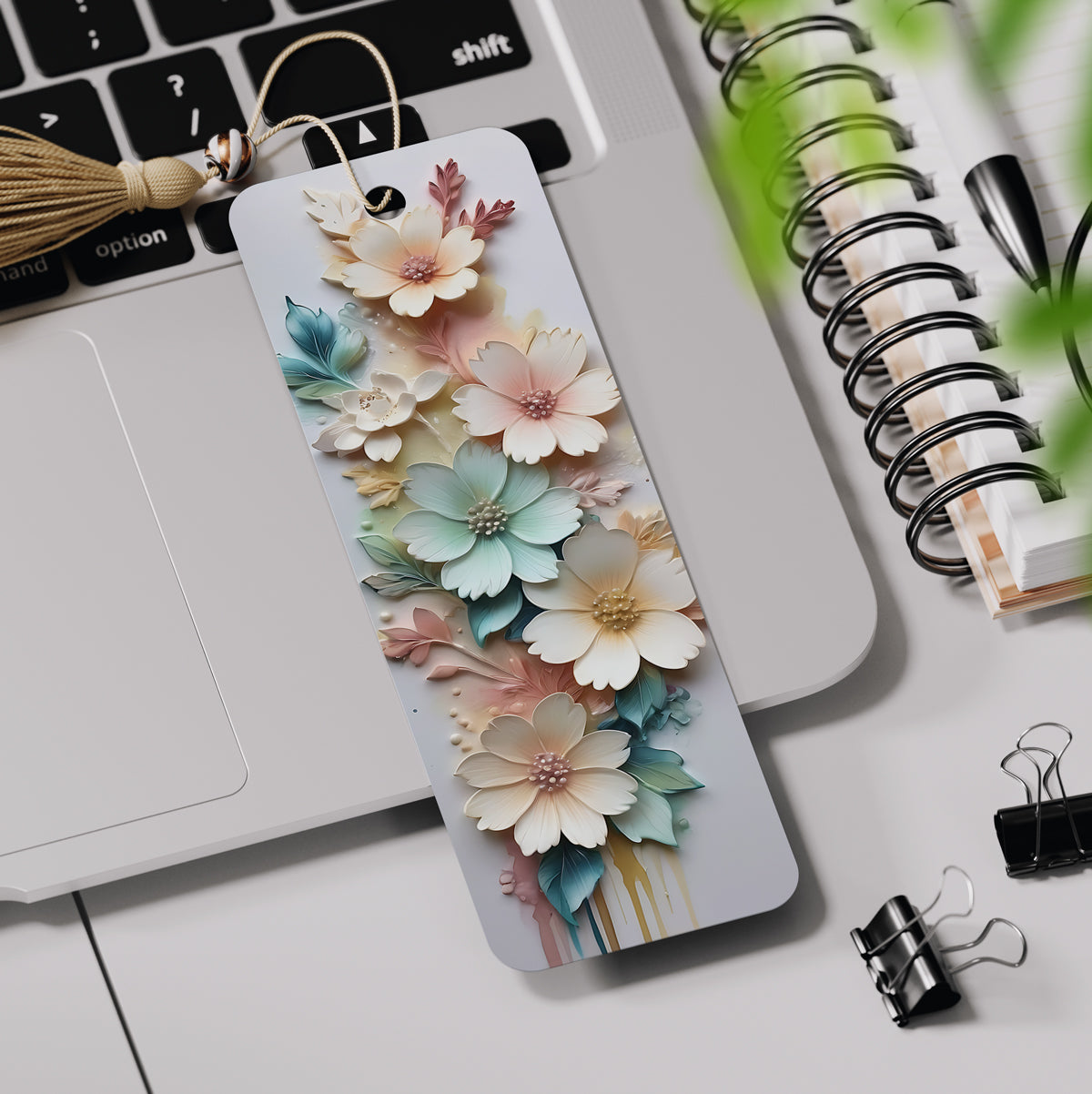 Floral Bookmarks in 43 Stunning Colours – Perfect Gift for Book Lovers