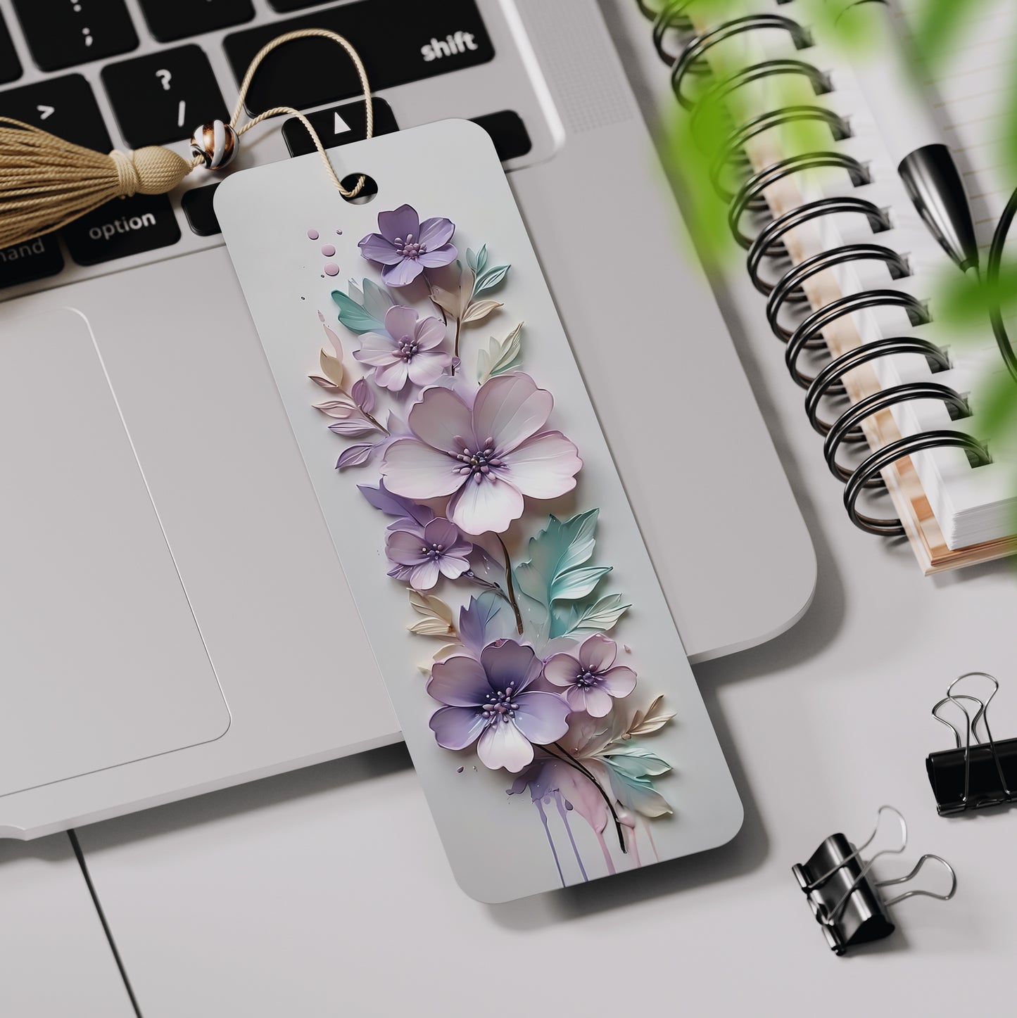 Floral Bookmarks in 43 Stunning Colours – Perfect Gift for Book Lovers