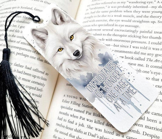Untold Tales of Wonder Cute Wolf Bookmark 🐺📖