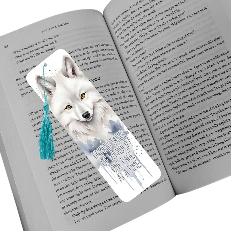 Untold Tales of Wonder Cute Wolf Bookmark 🐺📖