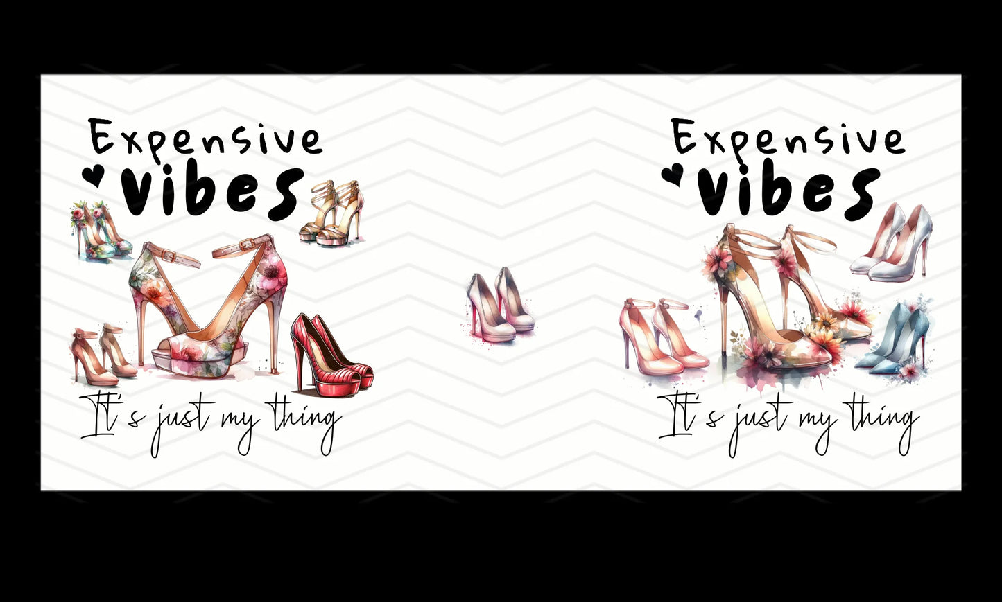 all over with shoes mug design