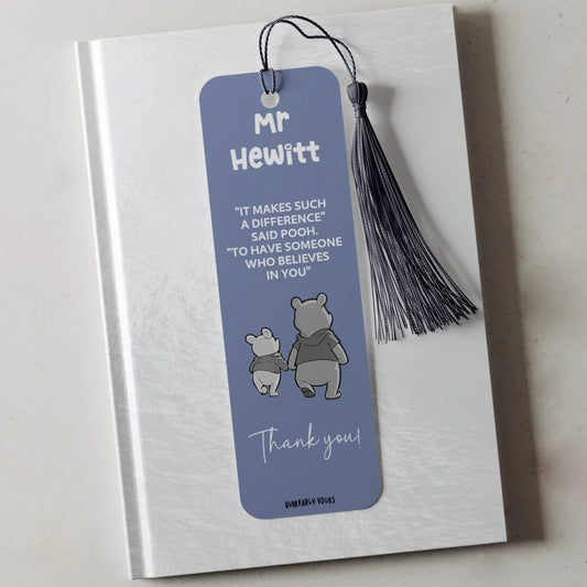 Teacher Appreciation Gift Bookmark UK