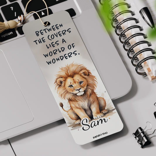 Cute Lion Bookmark – Perfect Gift for Bookworms