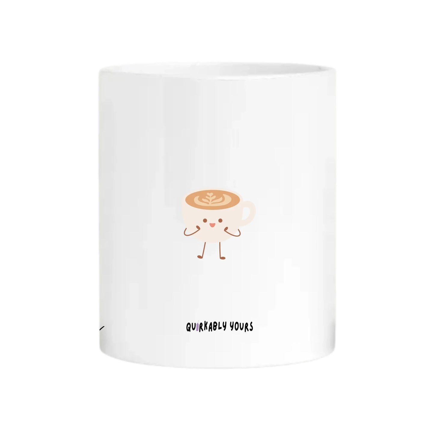 Office mug with tea or coffee choices