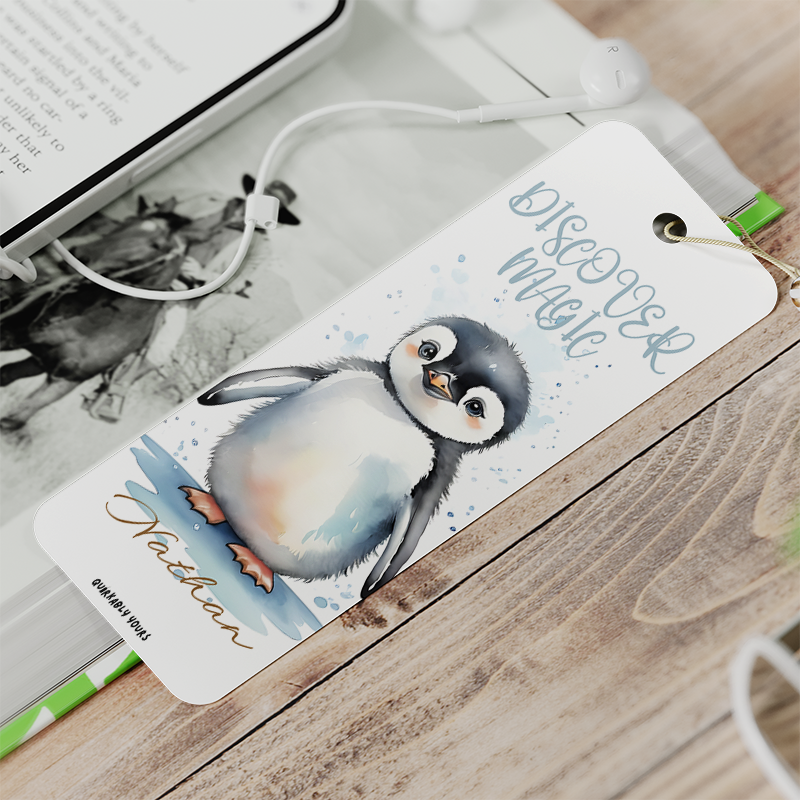Quirky Penguin's Magic Discovery Bookmark – The Perfect Gift for Book Lovers