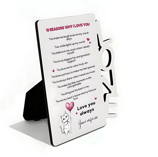 Personalised 10 reasons why I love you