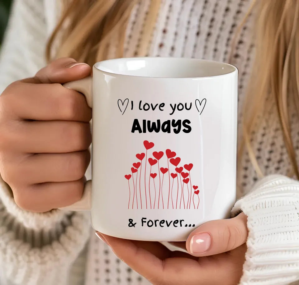 Personalised Romantic Love Mug