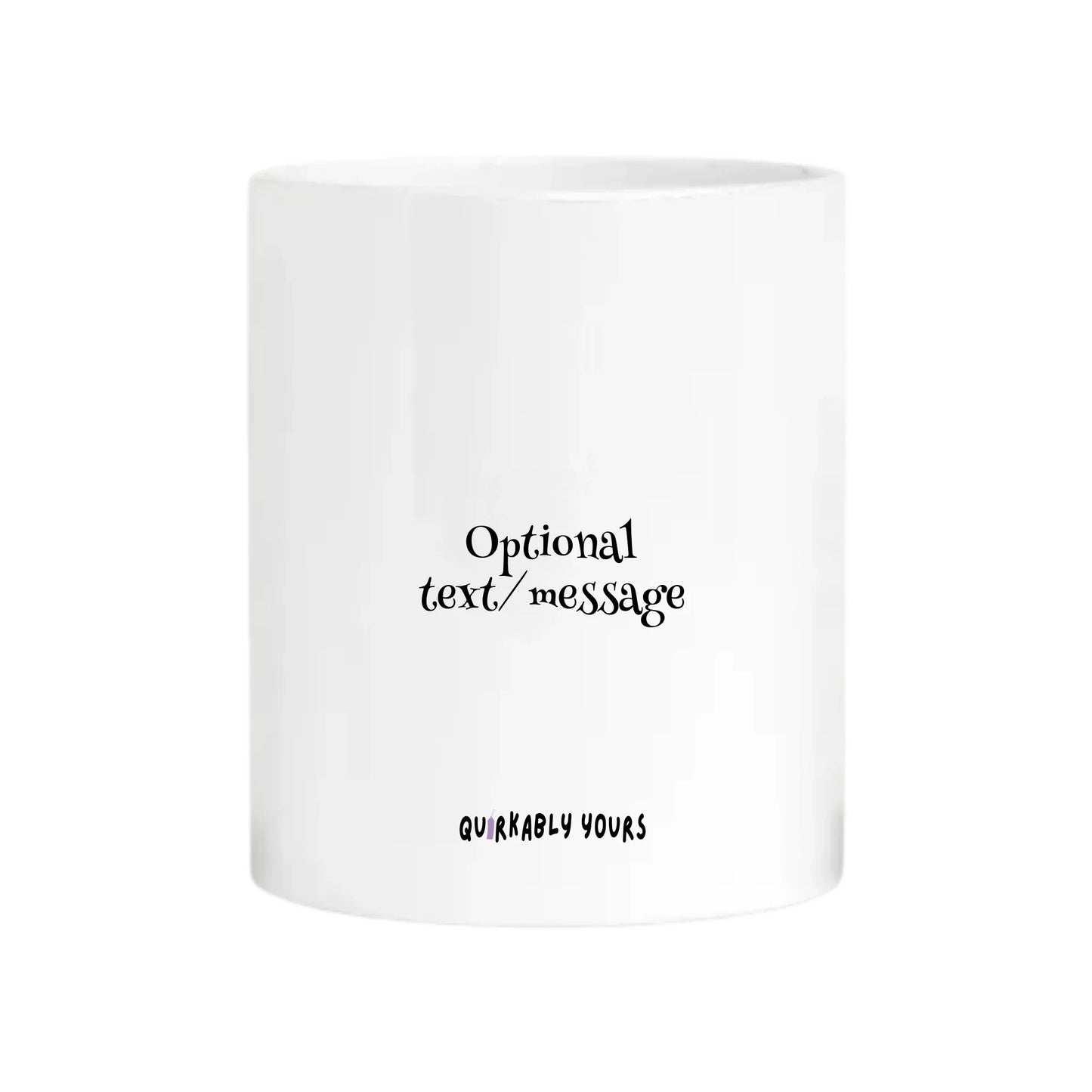 His and hers custom couple mug with romantic design
