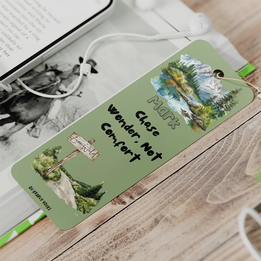 Fearless inspired bookmark with custom text