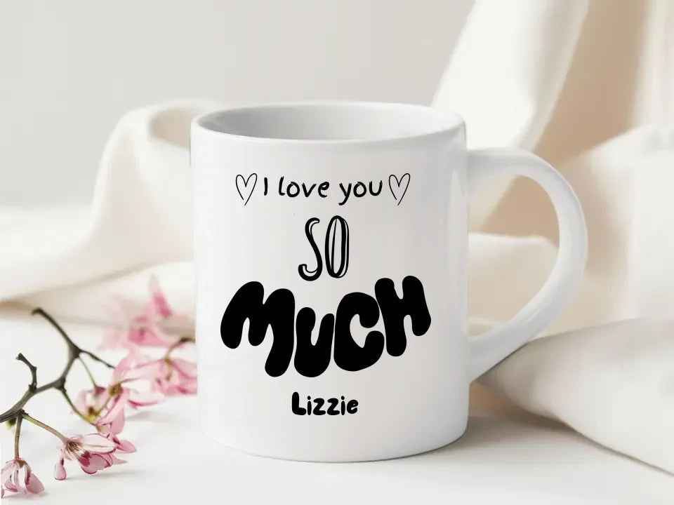 Love Anniversary Gift Personalised Mug