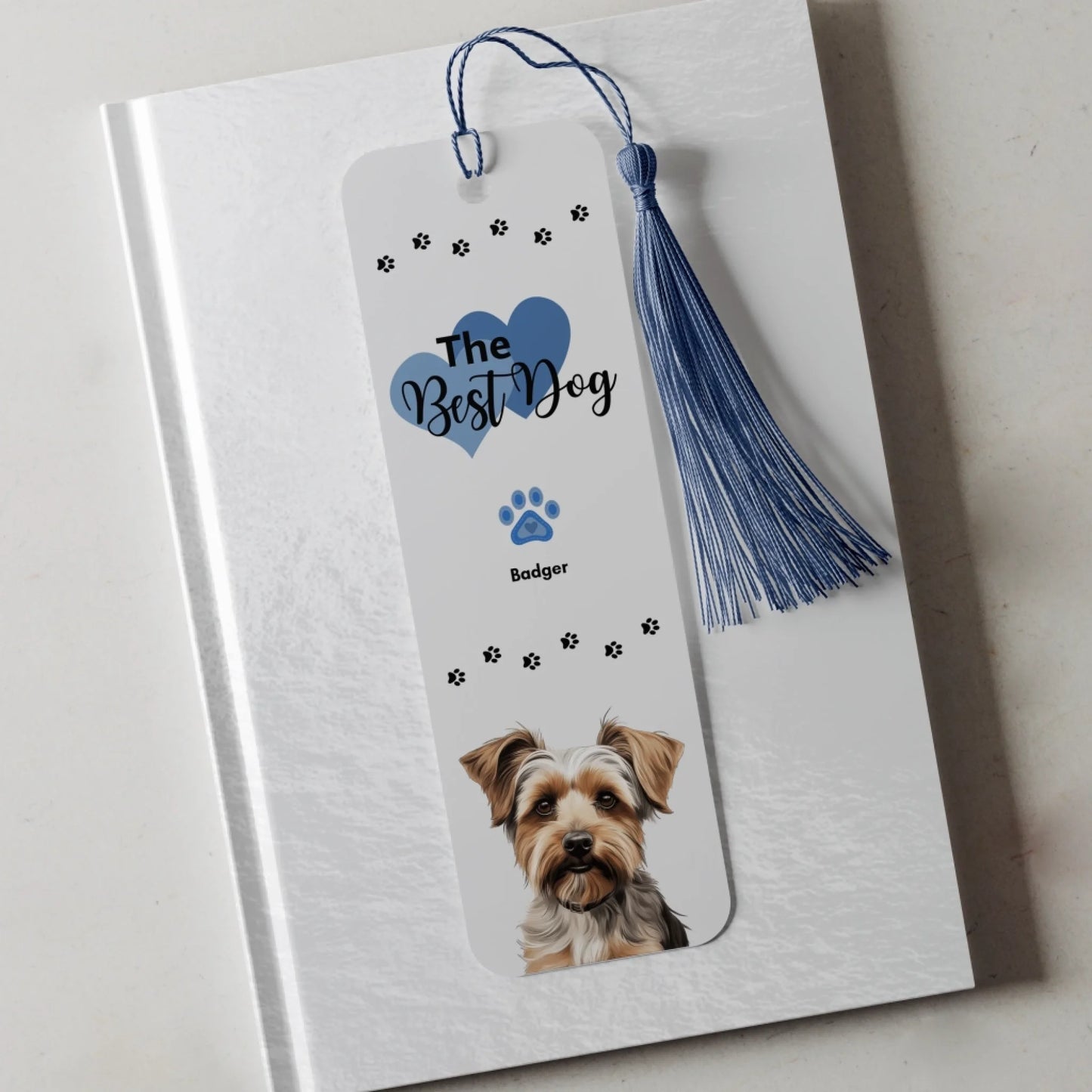Dog dad gift personalised bookmark