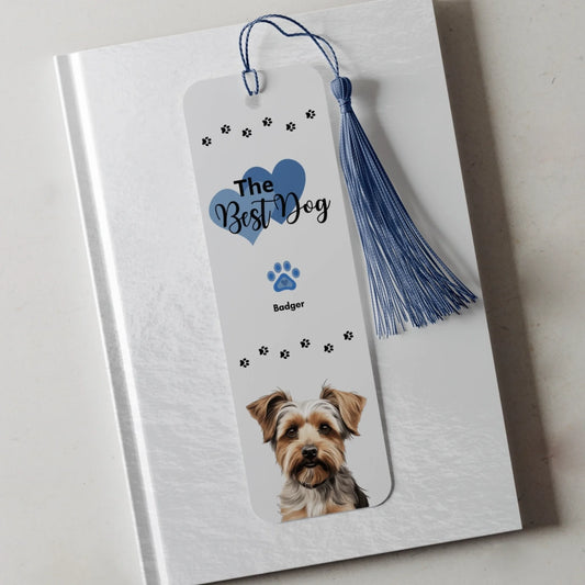 Dog dad gift personalised bookmark