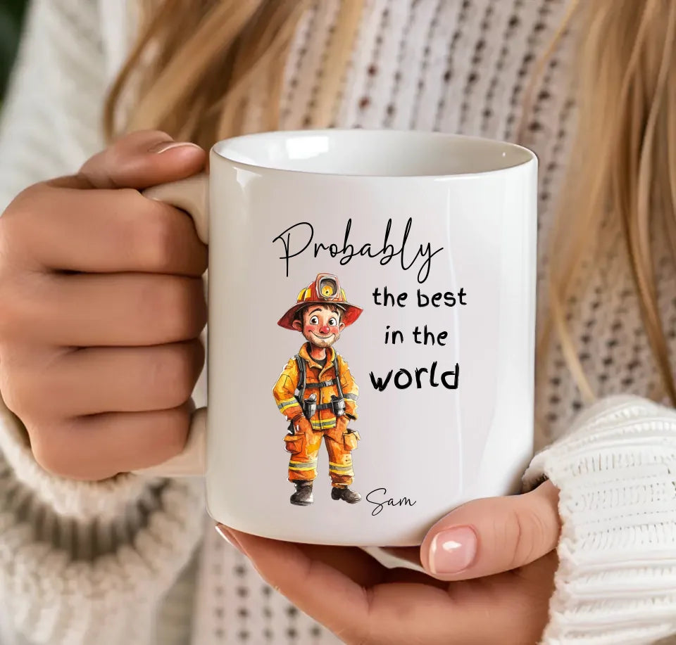 Best fireman mug