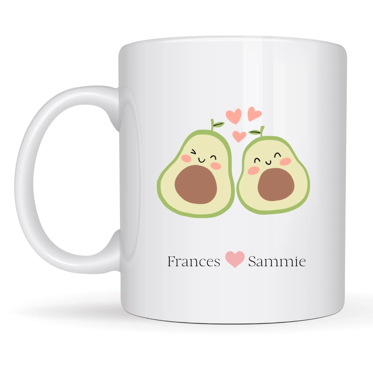 Husband and wife custom mug with names