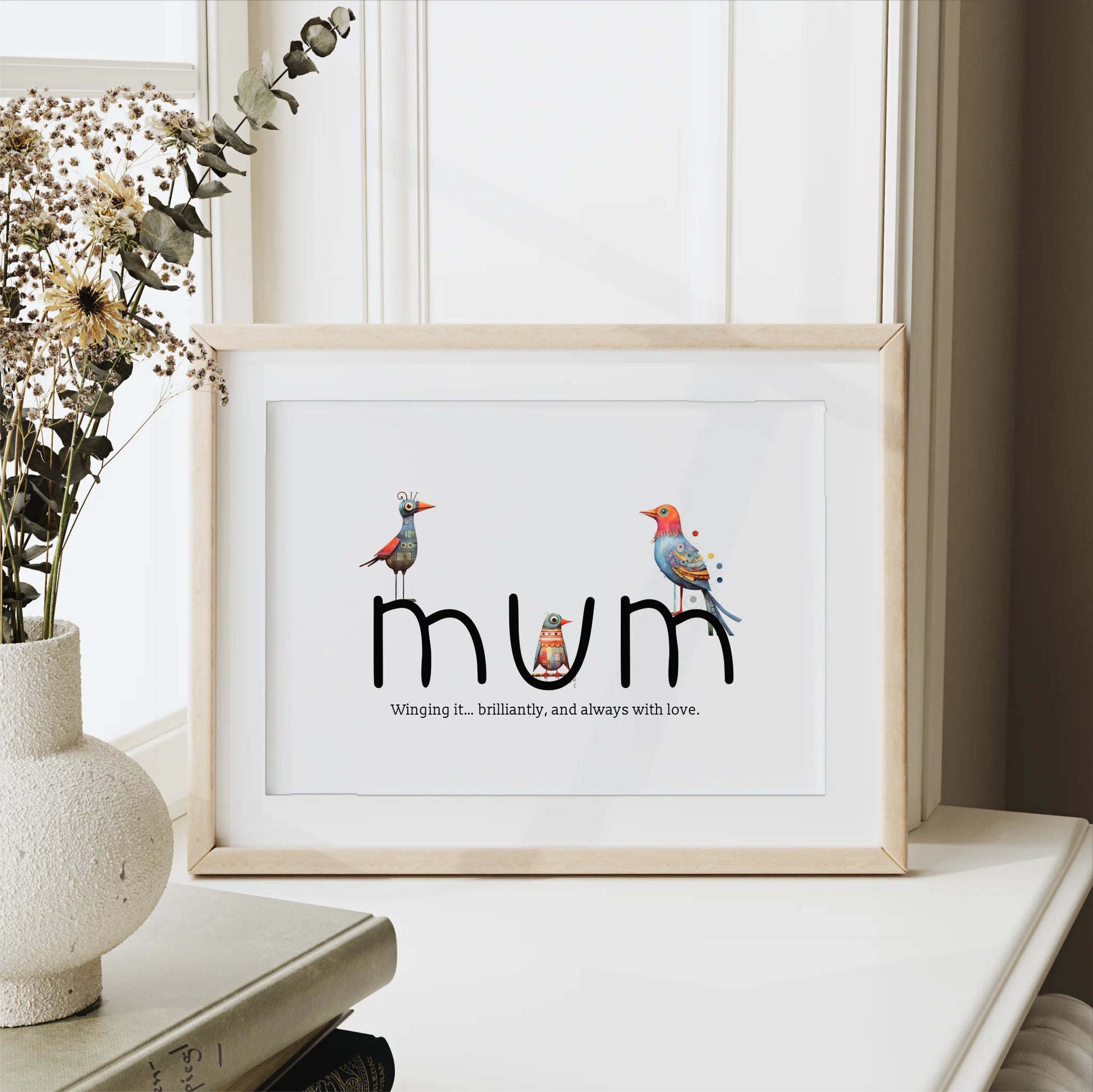 Mum gift personalised print