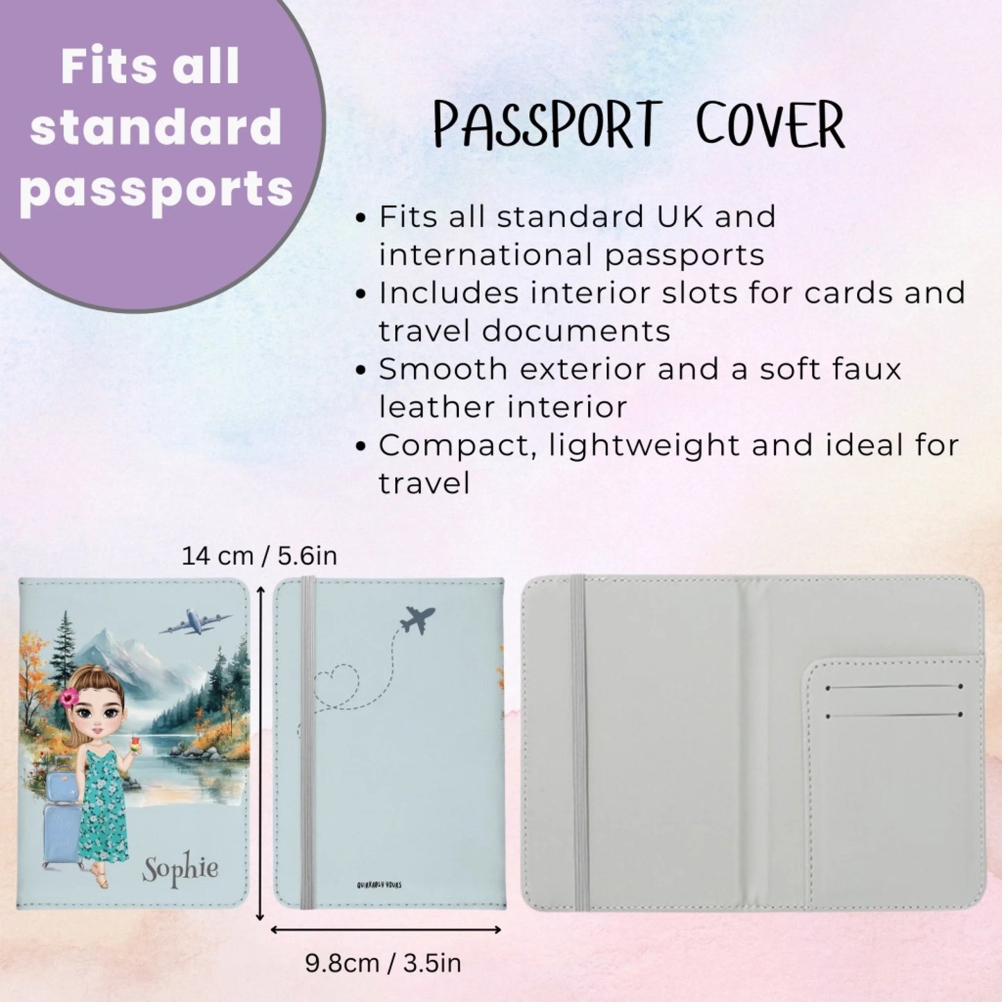 Passport product info Travel gift for her