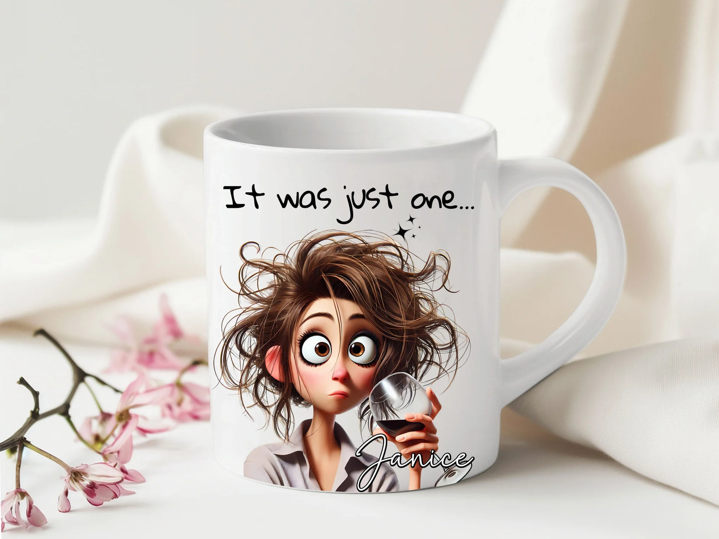 Funny mug for wine lovers UK