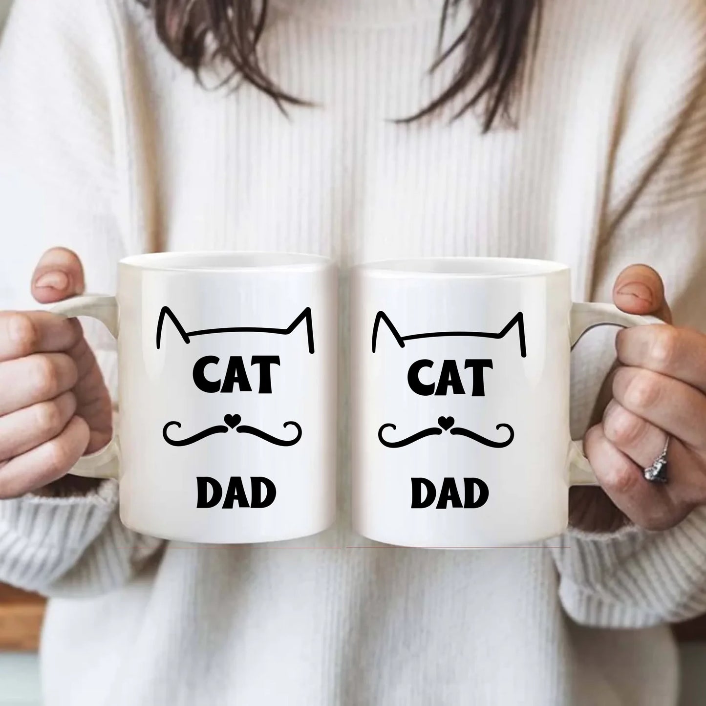 Father's Day mug for cat-loving dads