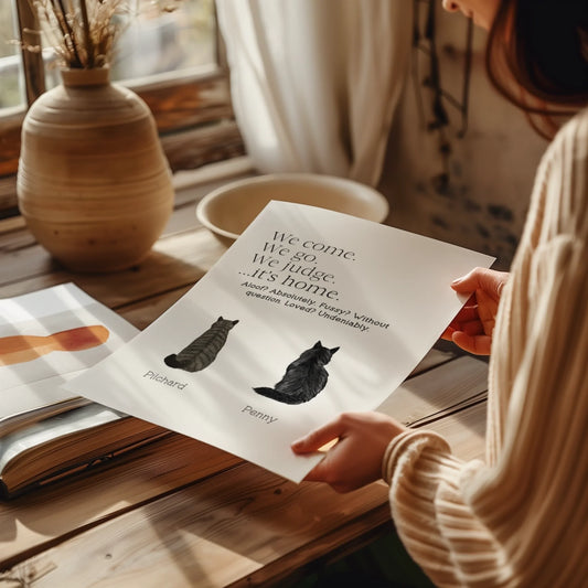 cat personalised home decor