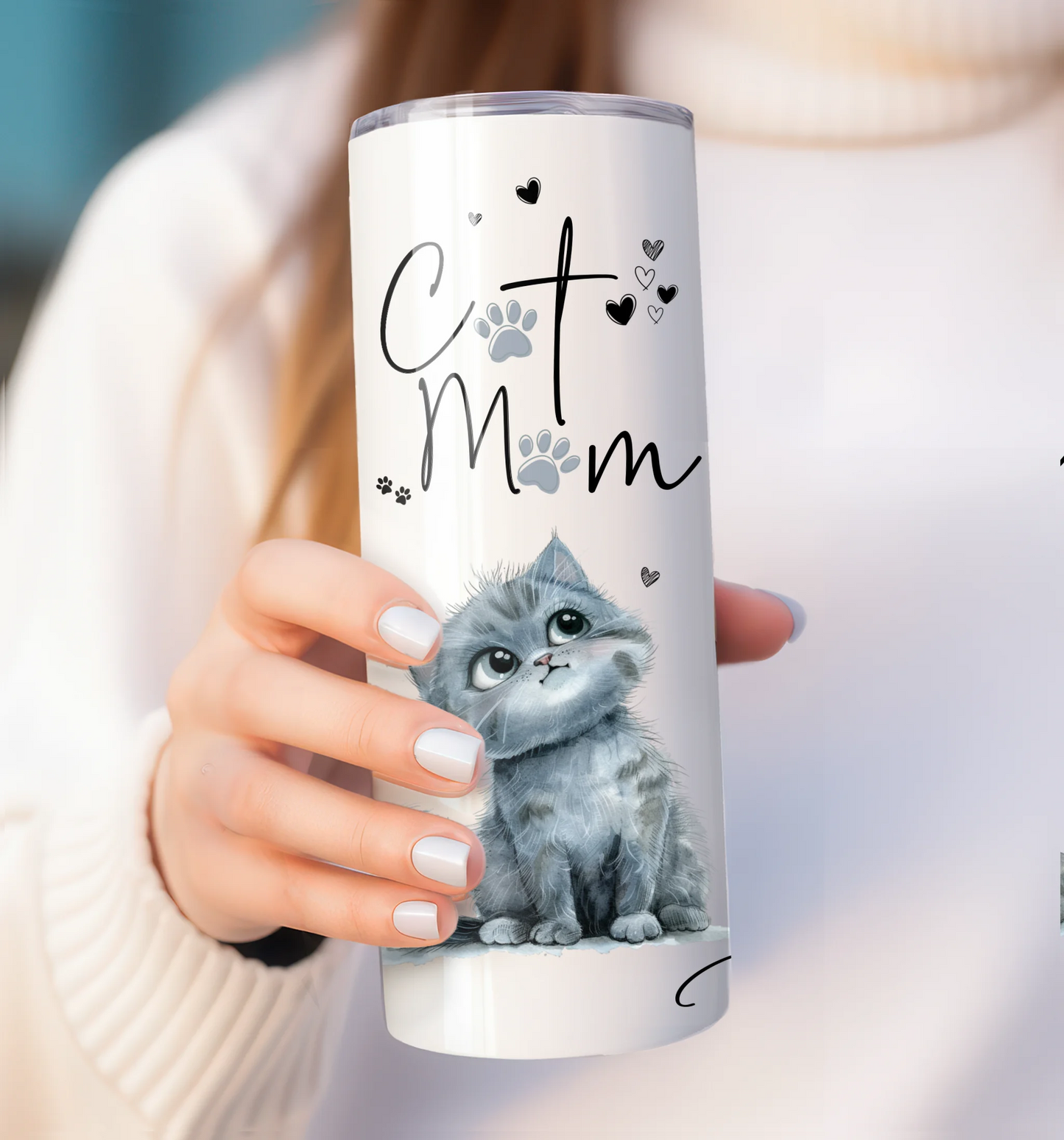 Personalised cat bottle UK
