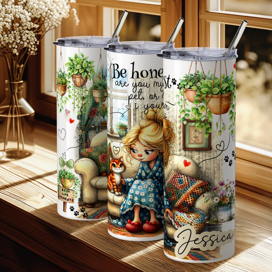 Cute gift idea for feline-obsessed friends-travel-tumbler