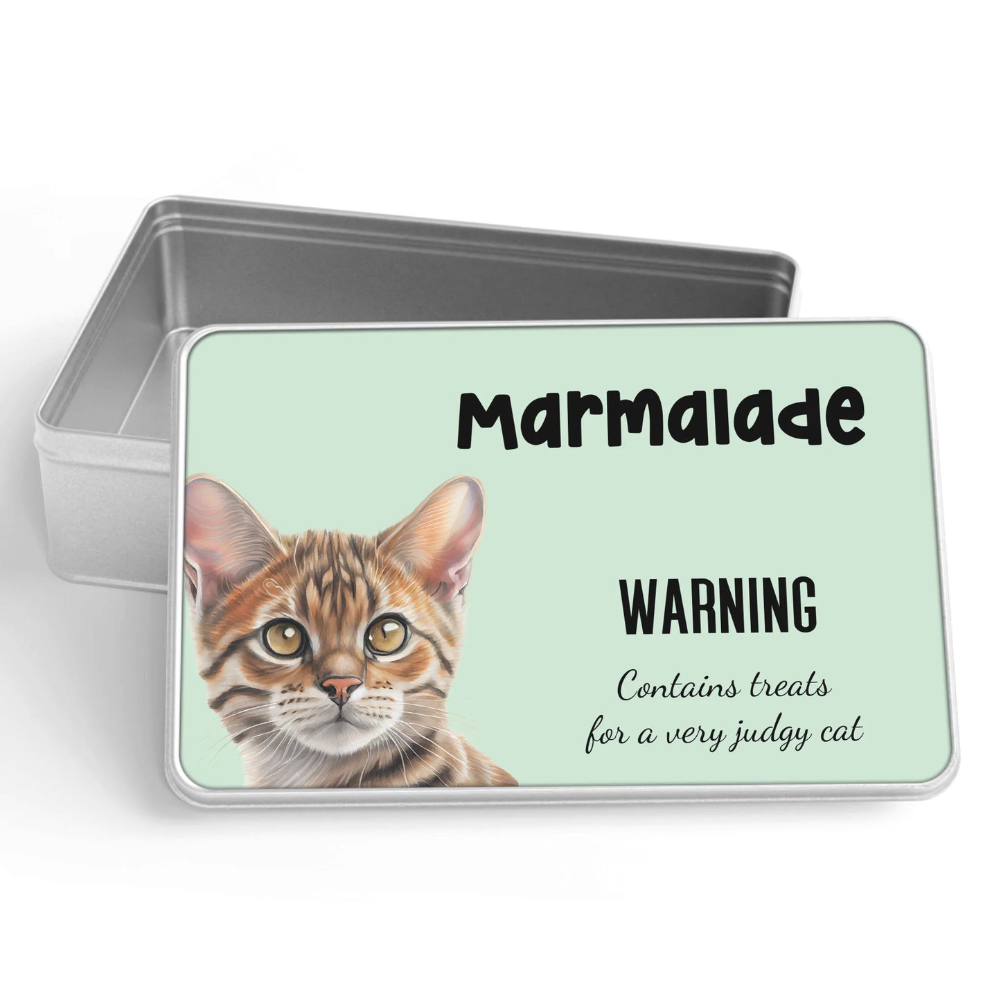 rectangle tin cat-lover-gift