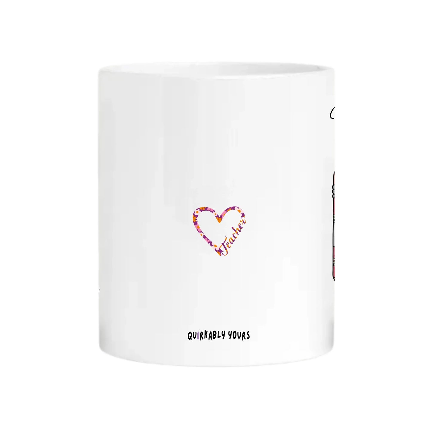 Custom teacher mug with name
