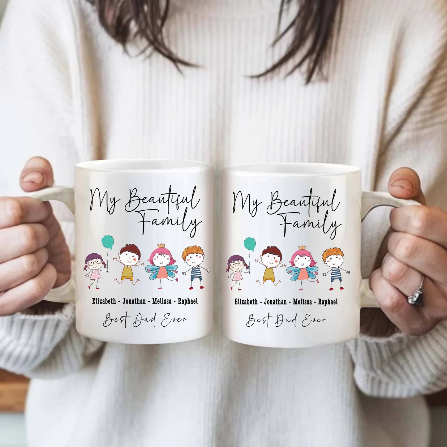 Personalised mug for mum or dad
