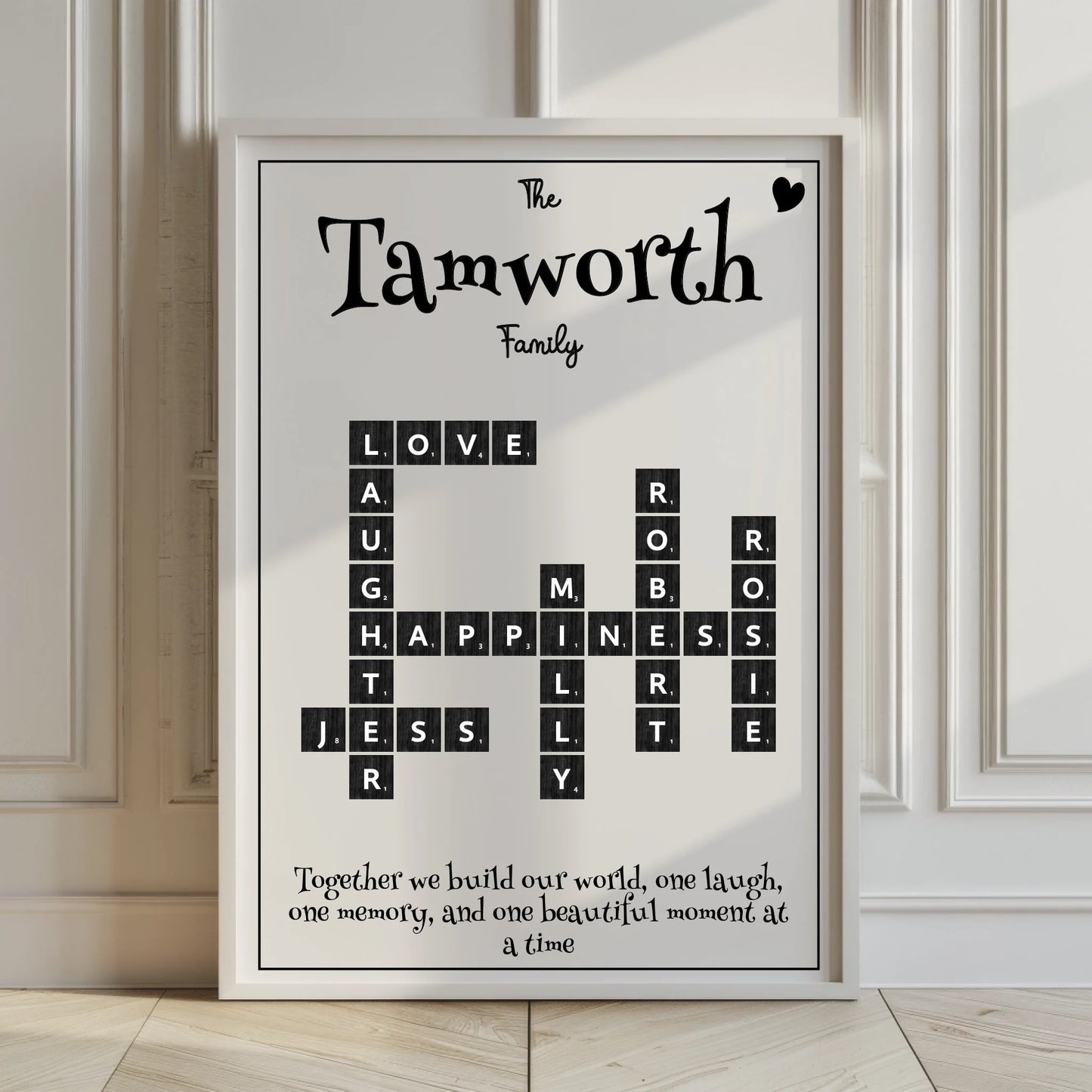 quirky personalised family gift