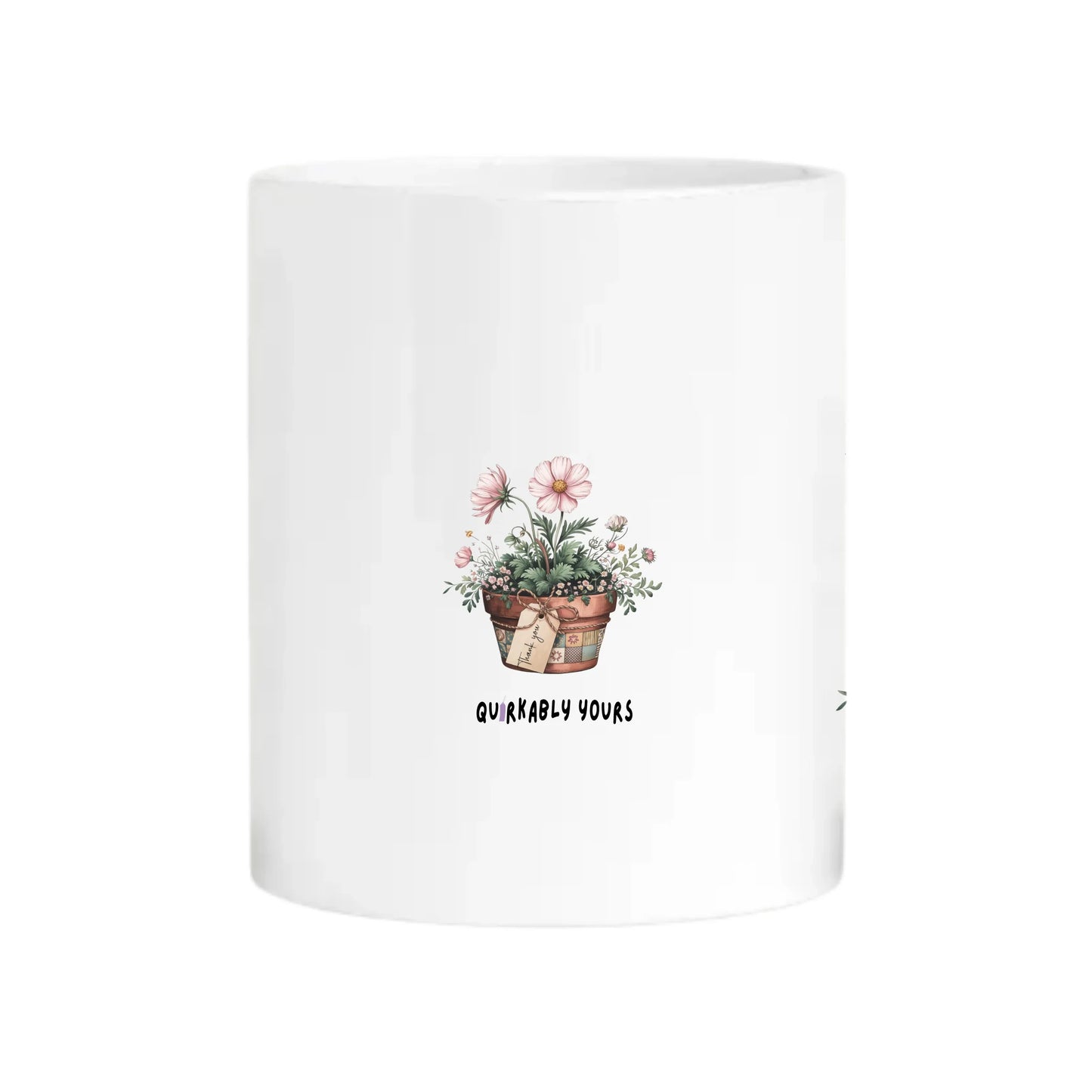 Male thank you mug with cactus