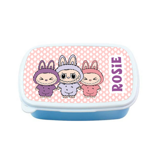 Colourful Labubu character lunchbox