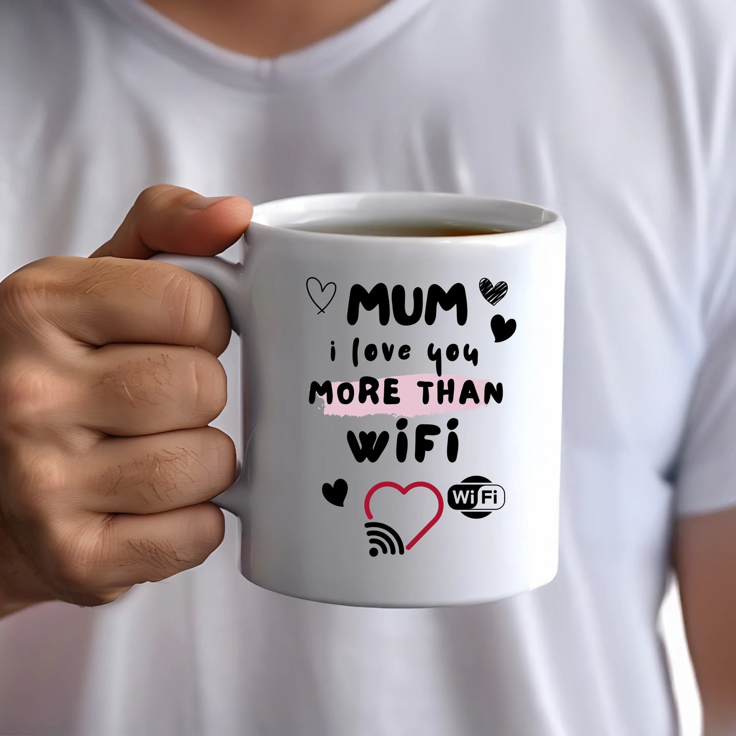 Funny WiFi mug present for Christmas